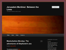 Tablet Screenshot of jerusalemmortimer.com